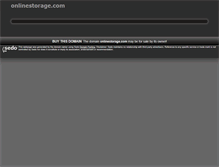 Tablet Screenshot of onlinestorage.com